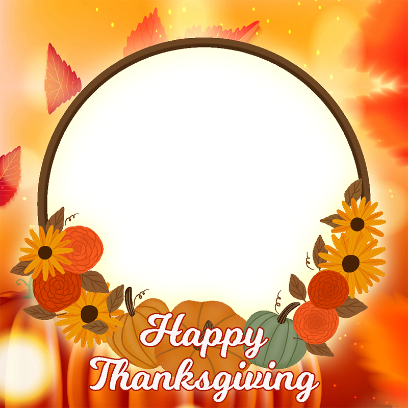 Happy Thanksgiving Frame