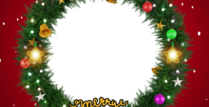 Merry Christmas 2024 Profile Picture Frame