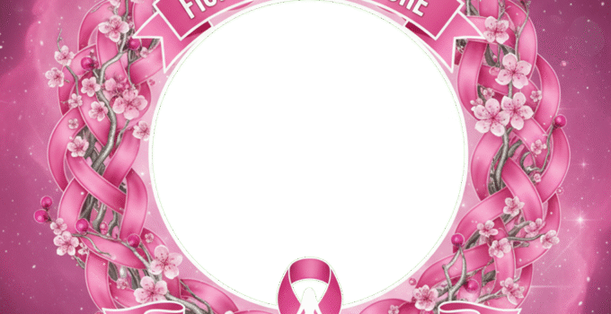 Pink Ribbon Profile Picture Frame For Breast Cancer Awareness Month 2025