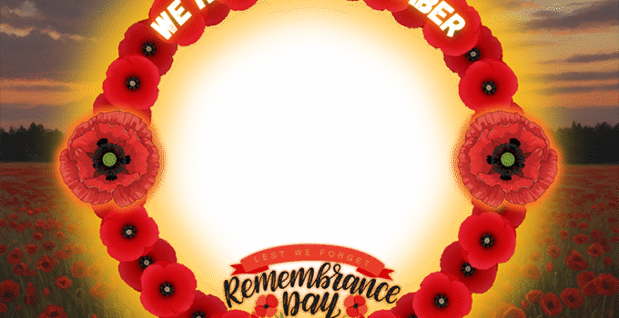 Remembrance Day 2025 Profile Picture Frame